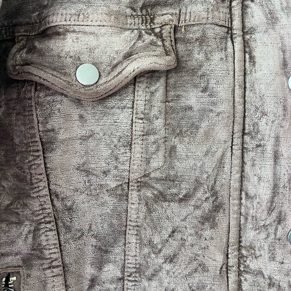 Free people velvet trucker jacket xs/small oversized fit - Picture 4 of 4
